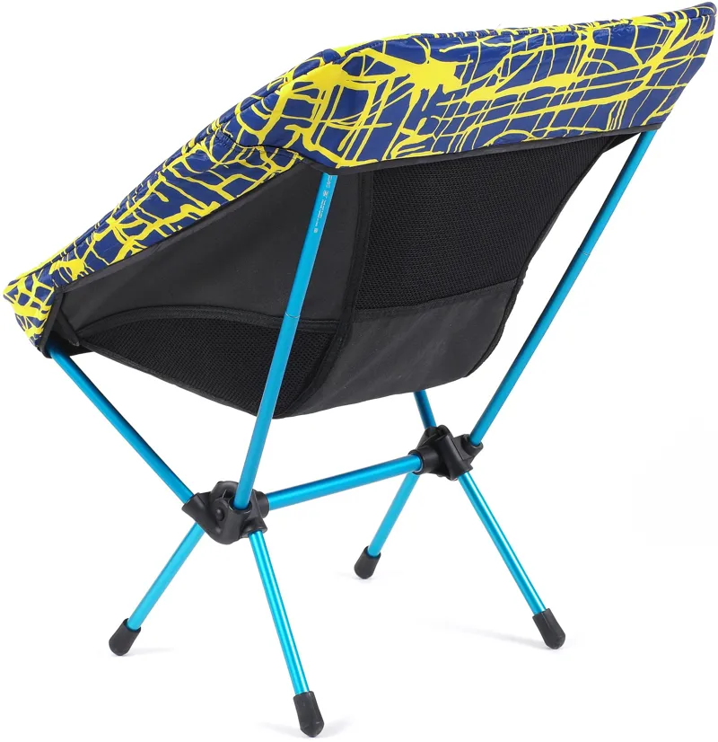 Helinox Chair One Reversible Seat Warmer - Black-Blue Flow Line-2